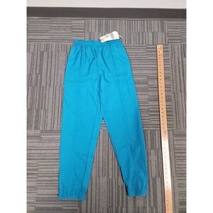 Reebok Vtg Teal Activewear Pants‎ Zipper Bottom Legs Unisex Women's M